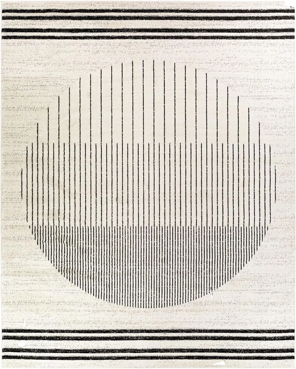 Artistic Weavers Penrod Modern Geometric Area Rug,7'10" x 10',Black/Ivory - 7′0″x10′0″