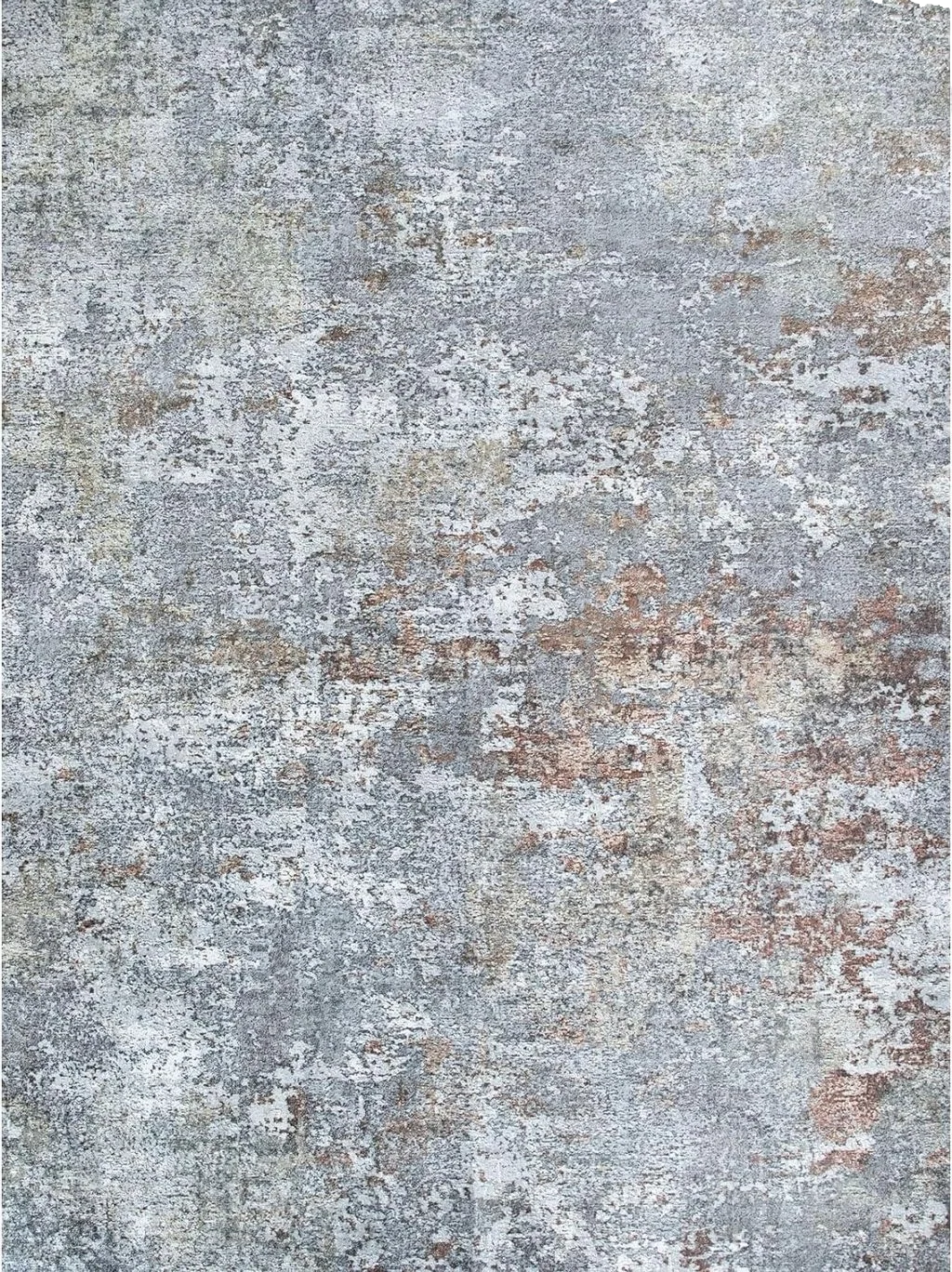 8x10 Area Rugs for Living Room：Large Machine Washable Area Rug with Non Slip Backing Non Shedding Abstract Stain Resistant Carpet for Bedroom Dining Room Nursery Home Office - Gray - 8′0″x10′0″