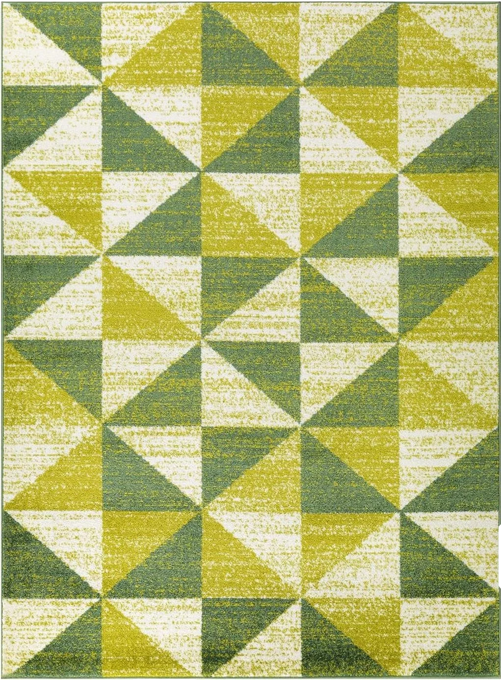 Antep Rugs Geometric 8x10 Modern Indoor Area Rug Siesta (Green, 7'10" x 10') - 7′10″x10′0″