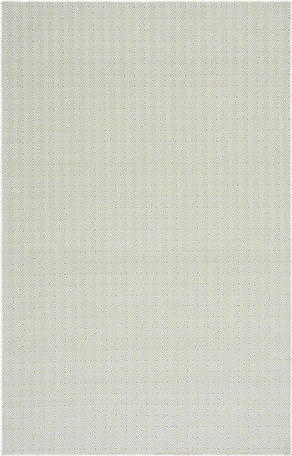 Safavieh Hampton Collection Area Rug - 8' x 10', Green, Non-Shedding & Easy Care, Indoor/Outdoor & Washable-Ideal for Patio, Backyard, Mudroom (HTN230Y) - 8′0″x10′0″