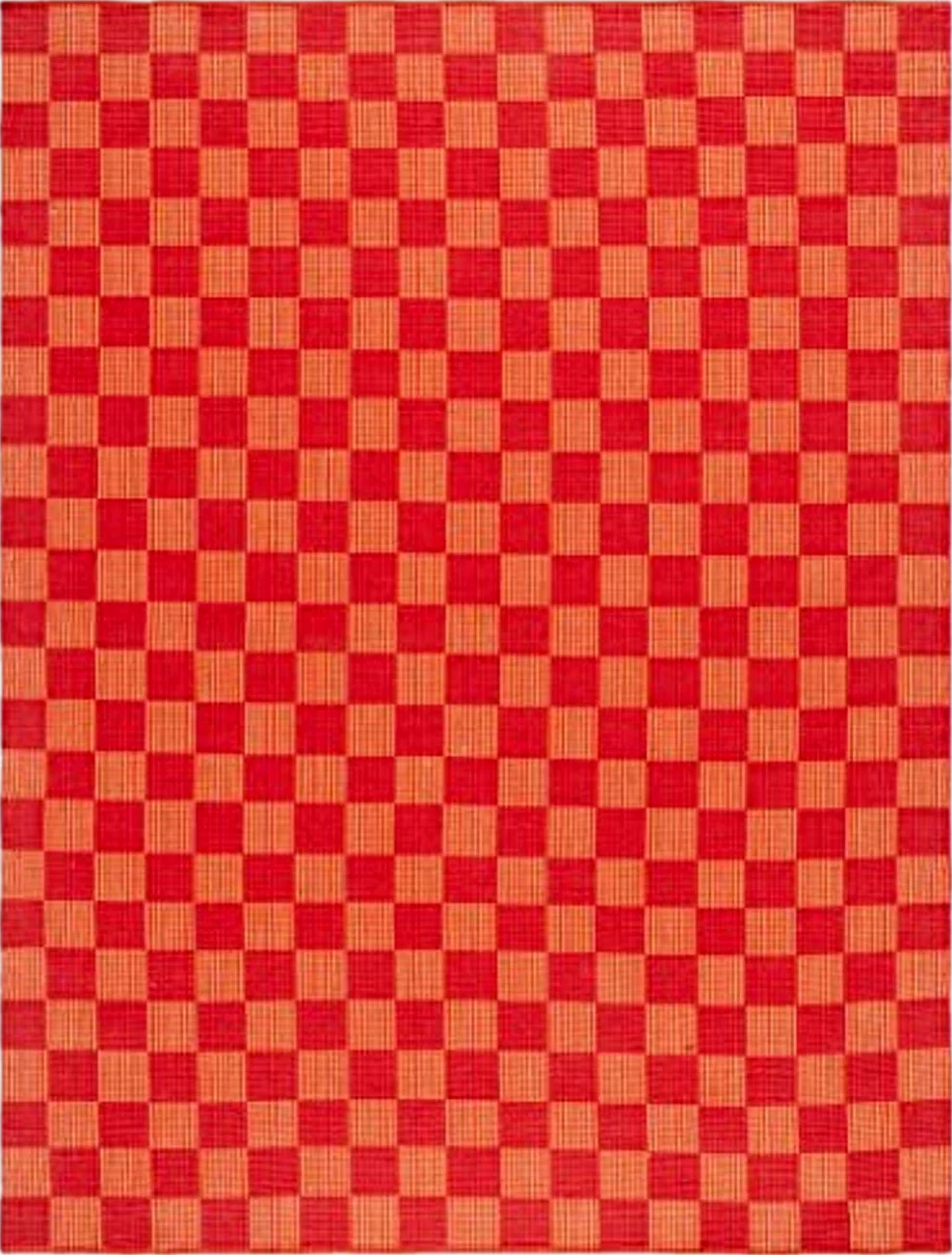 SAFAVIEH Striped Kilim Collection Area Rug - 8' x 10', Red & Rust, Flat Weave Cotton Design, Easy Care, Ideal for High Traffic Areas in Living Room, Bedroom (STK801Q) - 8′0″x10′0″