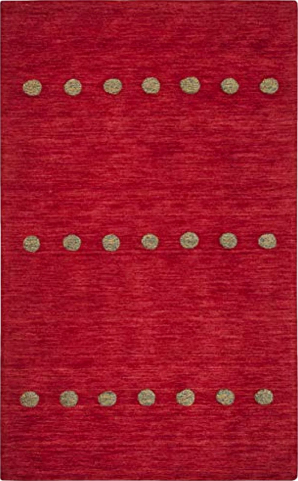 SAFAVIEH Himalaya Collection Area Rug - 5' x 8', Red, Handmade Wool, Ideal for High Traffic Areas in Living Room, Bedroom (HIM590Q) - 5′0″x8′0″