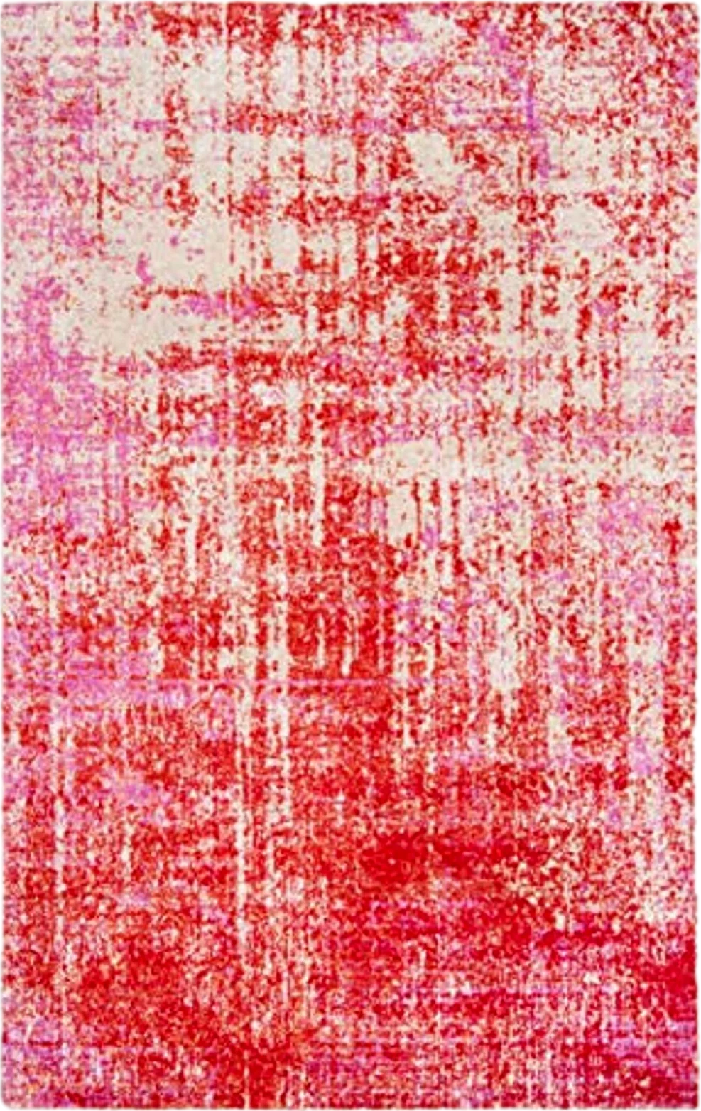SAFAVIEH Adirondack Collection Area Rug - 5'1" x 7'6", Red & Gold, Modern Abstract Design, Non-Shedding & Easy Care, Ideal for High Traffic Areas in Living Room, Bedroom (ADR207R) - 5′1″x7′7″