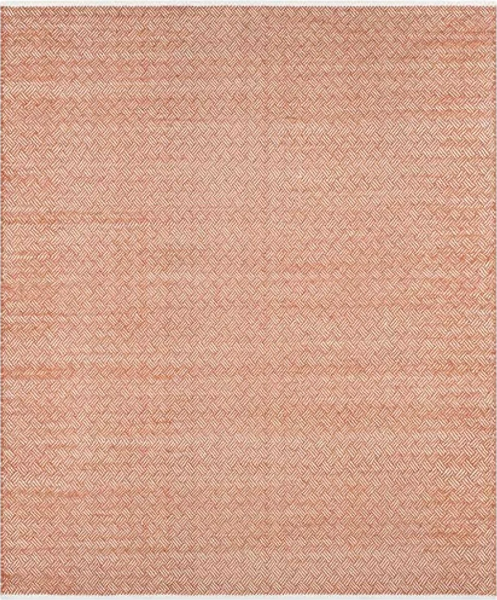SAFAVIEH Boston Collection 8' x 10' Orange BOS680C Handmade Flatweave Cotton Area Rug - 8′0″x10′0″