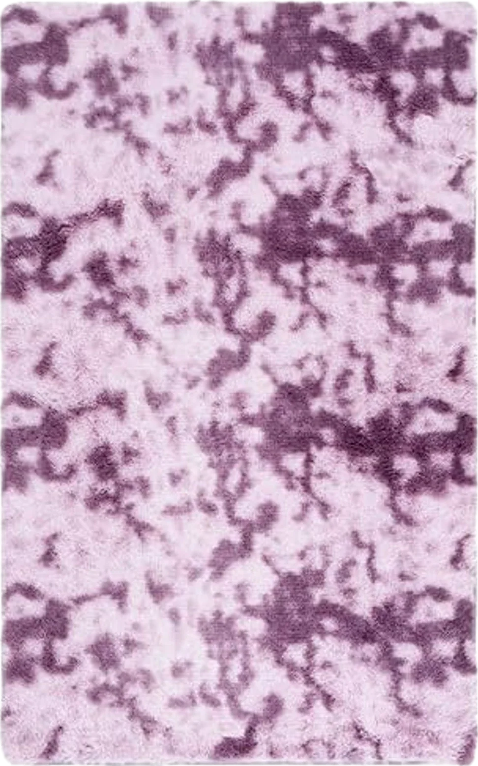 SAFAVIEH Rainbow Shag Collection Area Rug - 5' x 7'6", Purple, Slip Resistant, 1.6-inch Thick, Ideal for The Living Room, Bedroom, Dining Room (RBO100V-5) - 5′0″x8′0″