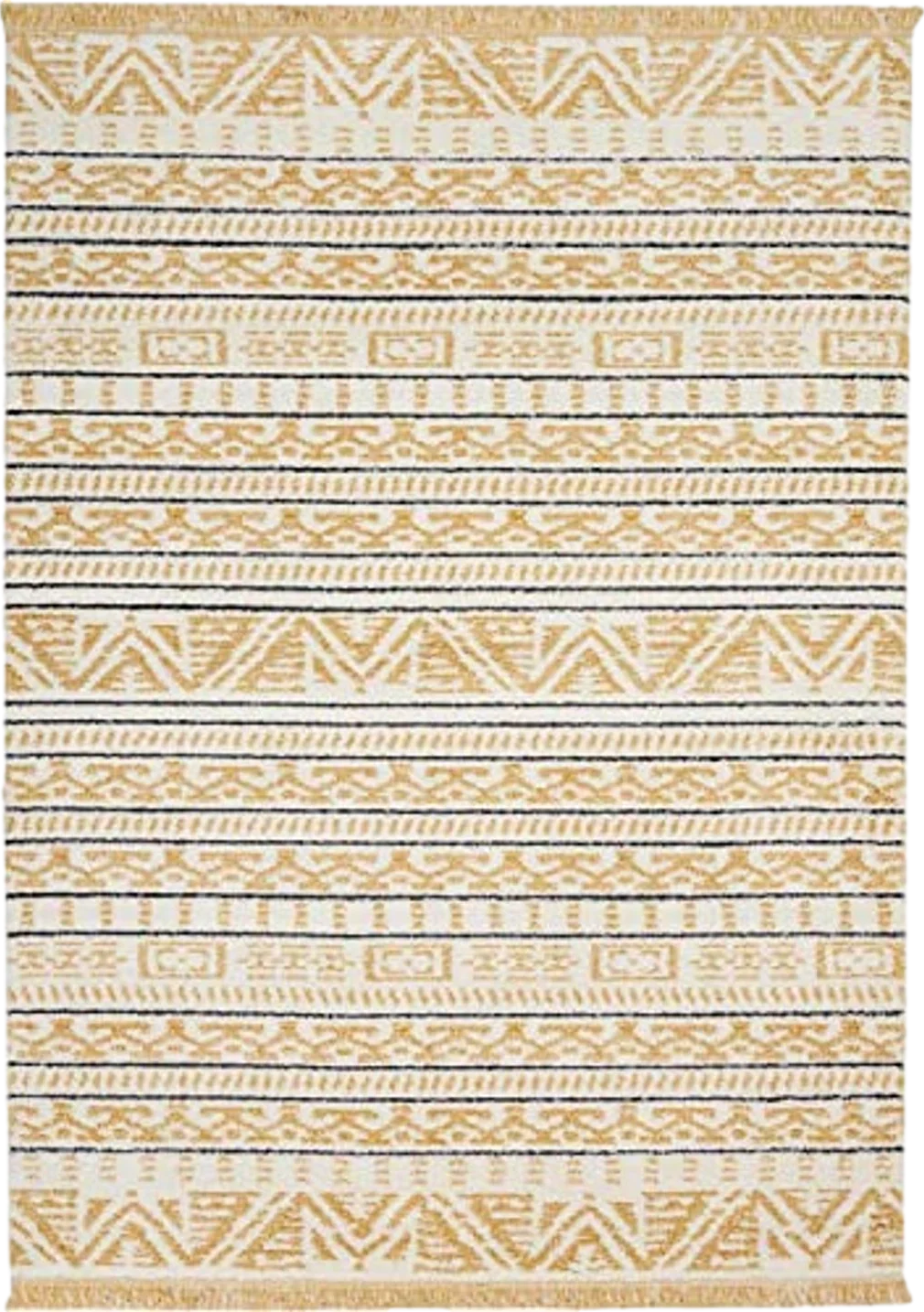 Nourison DWS05 Kamala Area Rug, 9'3" X12'9, YELLOW - 9′3″x12′9″
