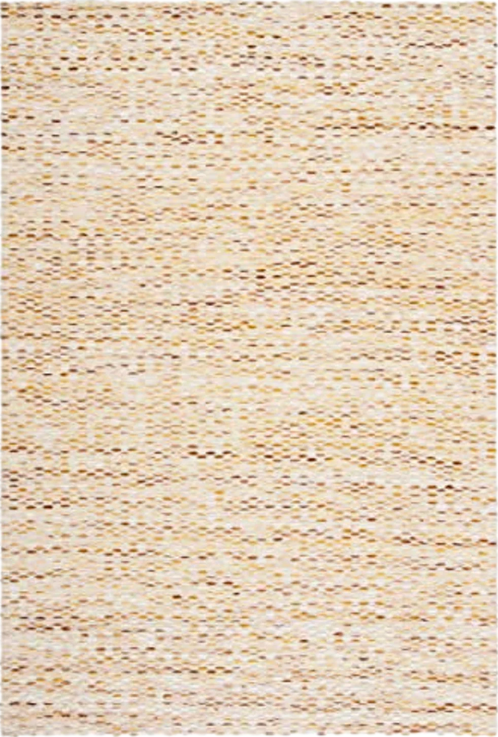 SAFAVIEH Marbella Collection Area Rug - 6' x 9', Yellow & Ivory, Handmade Wool, Ideal for High Traffic Areas in Living Room, Bedroom (MRB904D) - 6′0″x9′0″