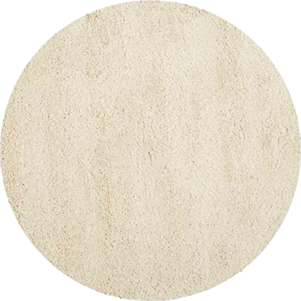 SAFAVIEH California Premium Shag Collection 10' Round Ivory SG151 Non-Shedding Living Room Bedroom Dining Room Entryway Plush 2-inch Thick Area Rug - 10′0″x10′0″
