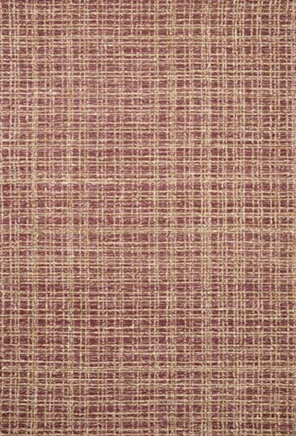 Loloi Chris Loves Julia Polly 5'-0" x 7'-6" Area Rug in Berry/Natural - Large Neutral Area Rug, Unique Patterned Rug for Living Room, Bedroom, Dining Area, Home Office - 5′0″x7′6″