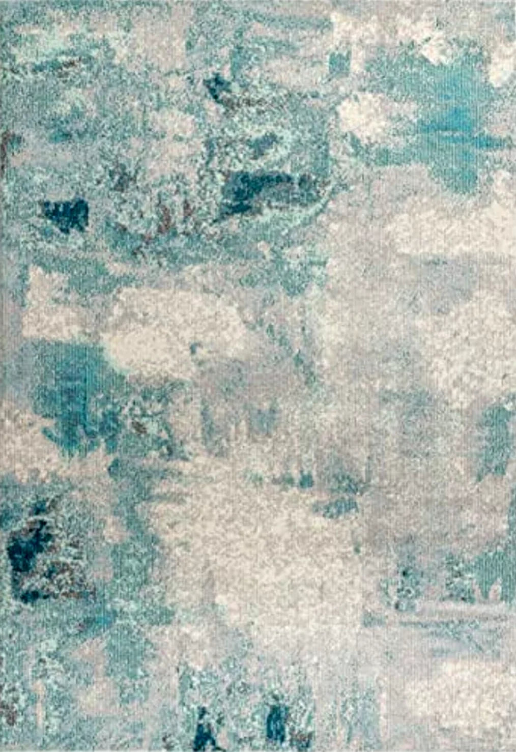 JONATHAN Y CTP104A-8 Contemporary POP Modern Abstract Vintage Indoor Area -Rug, Transitional, Bohemian Easy -Cleaning,Bedroom,Kitchen,Living Room,Non Shedding, Cream/Blue, 8 X 10 - 7′9″x10′0″