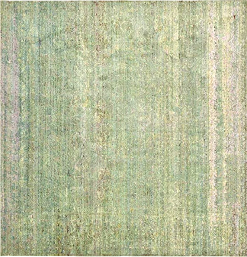 Unique Loom Austin Collection Area Rug - Muse (8' Square, Green/ Beige) - 8′0″x8′0″
